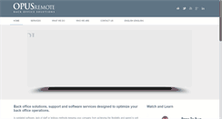 Desktop Screenshot of opusremote.com